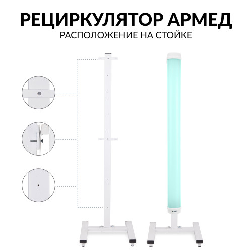 Рециркулятор бактерицидный Армед 1-130 ПТ